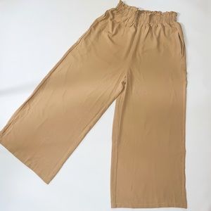 Women’s wide leg, elastic waist pants